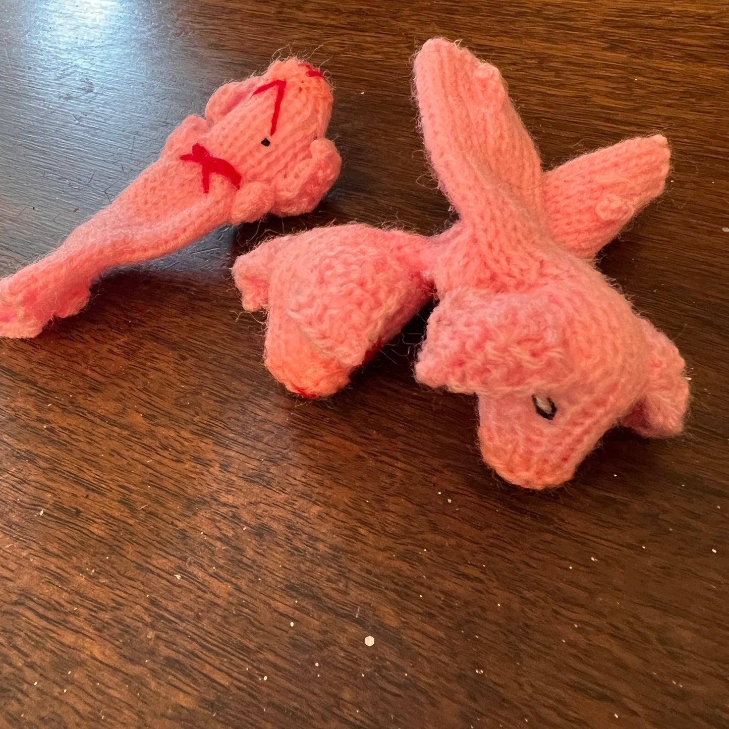 Hand Knit finger puppets