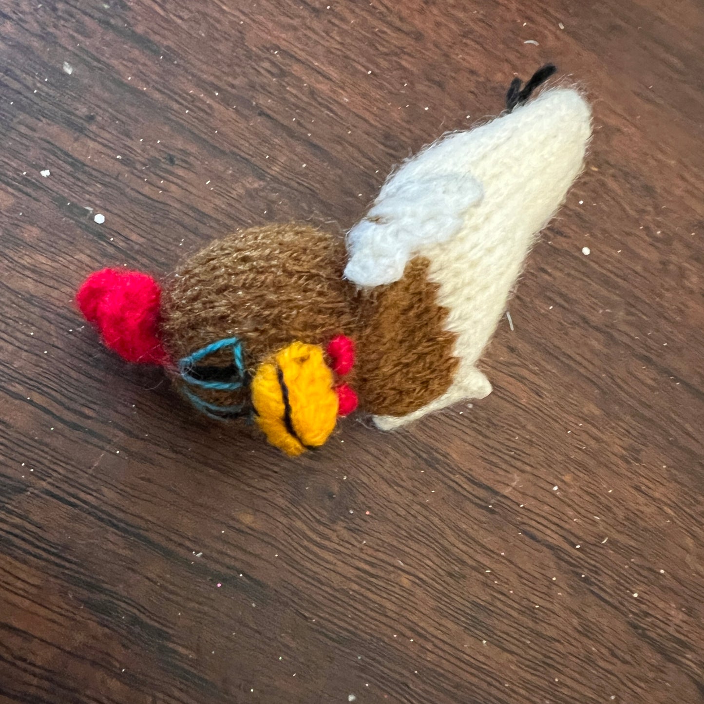 Hand Knit finger puppets