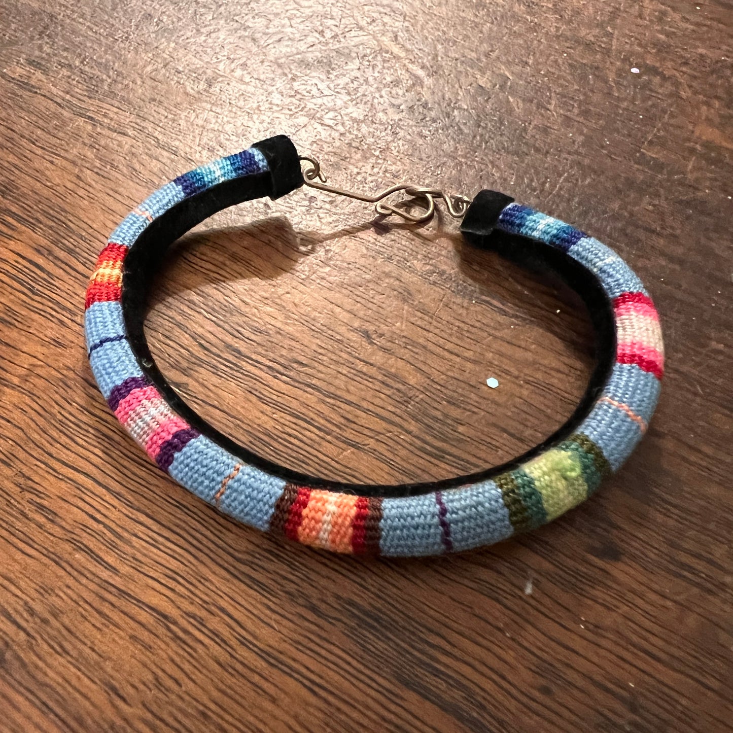 Handmade Manta Inca bracelet.